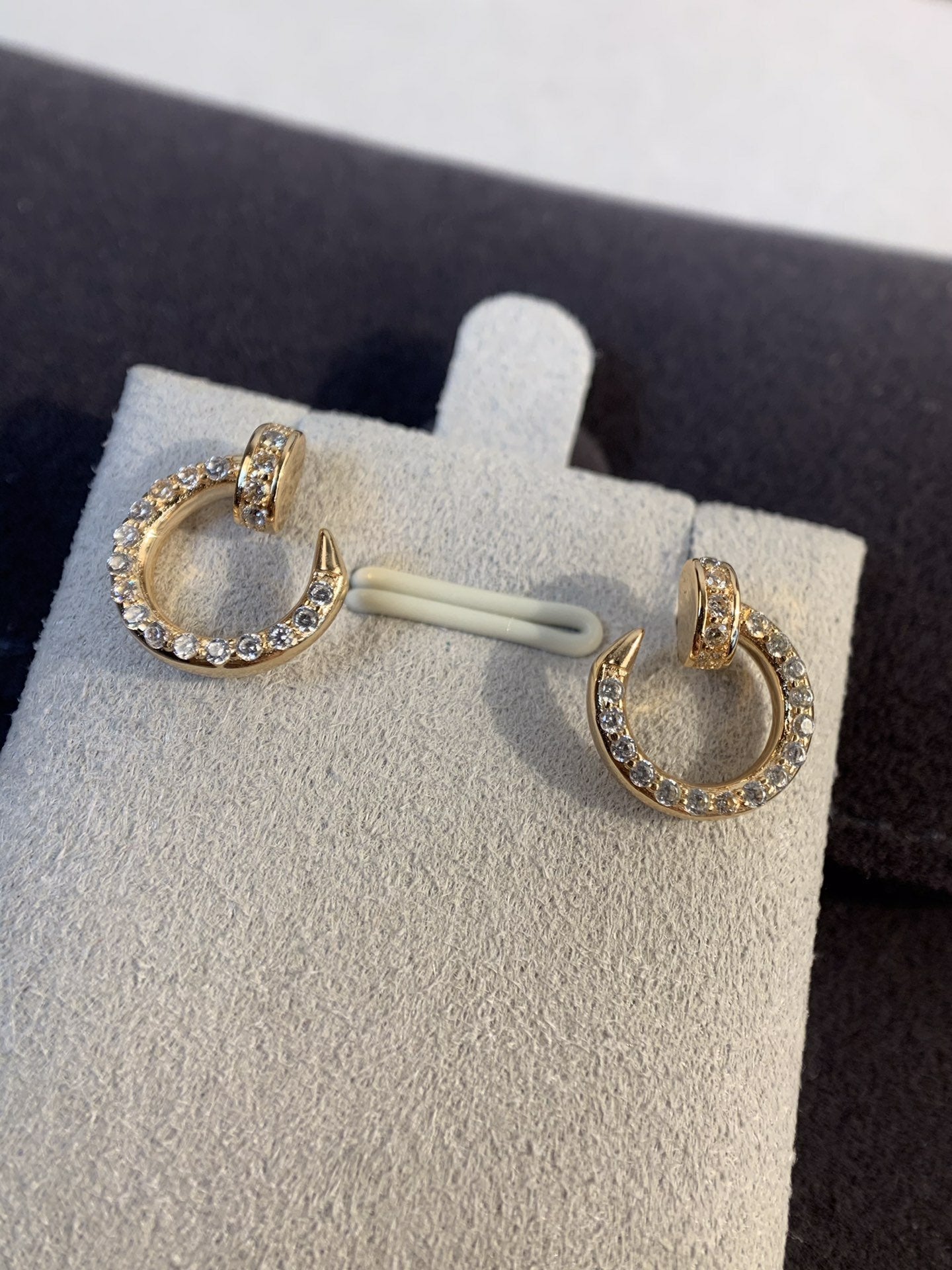 [Royal]JUSTE EARRINGS GOLD DIAMONDS