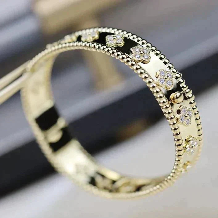 [Royal]CLOVER BRACELET 8MM DIAMONDS