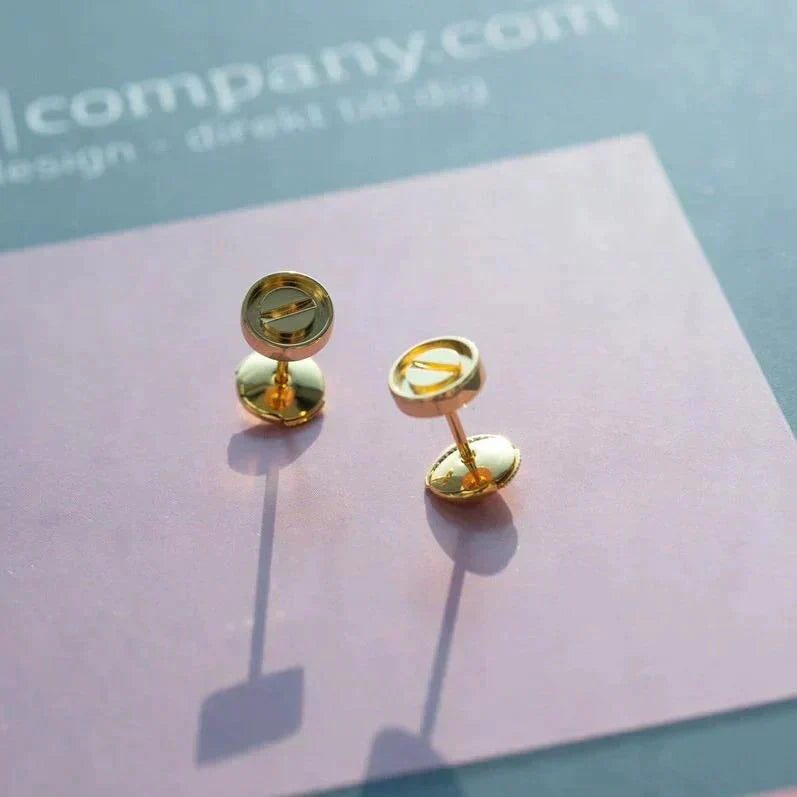 [Royal]LOVE EARRINGS GOLD 10MM