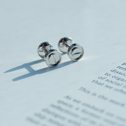 [Royal]LOVE EARRINGS SILVER 10MM