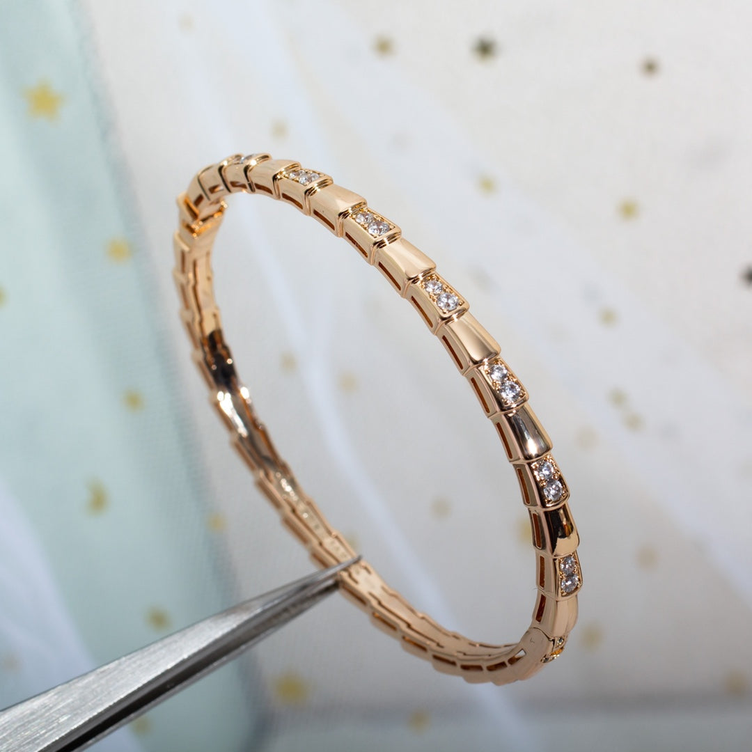 [Royal]SERPENTI SMALL BRACELET PINK GOLD DIAMOND