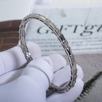 [Royal]SERPENTI BRACELET SILVER DIAMOND