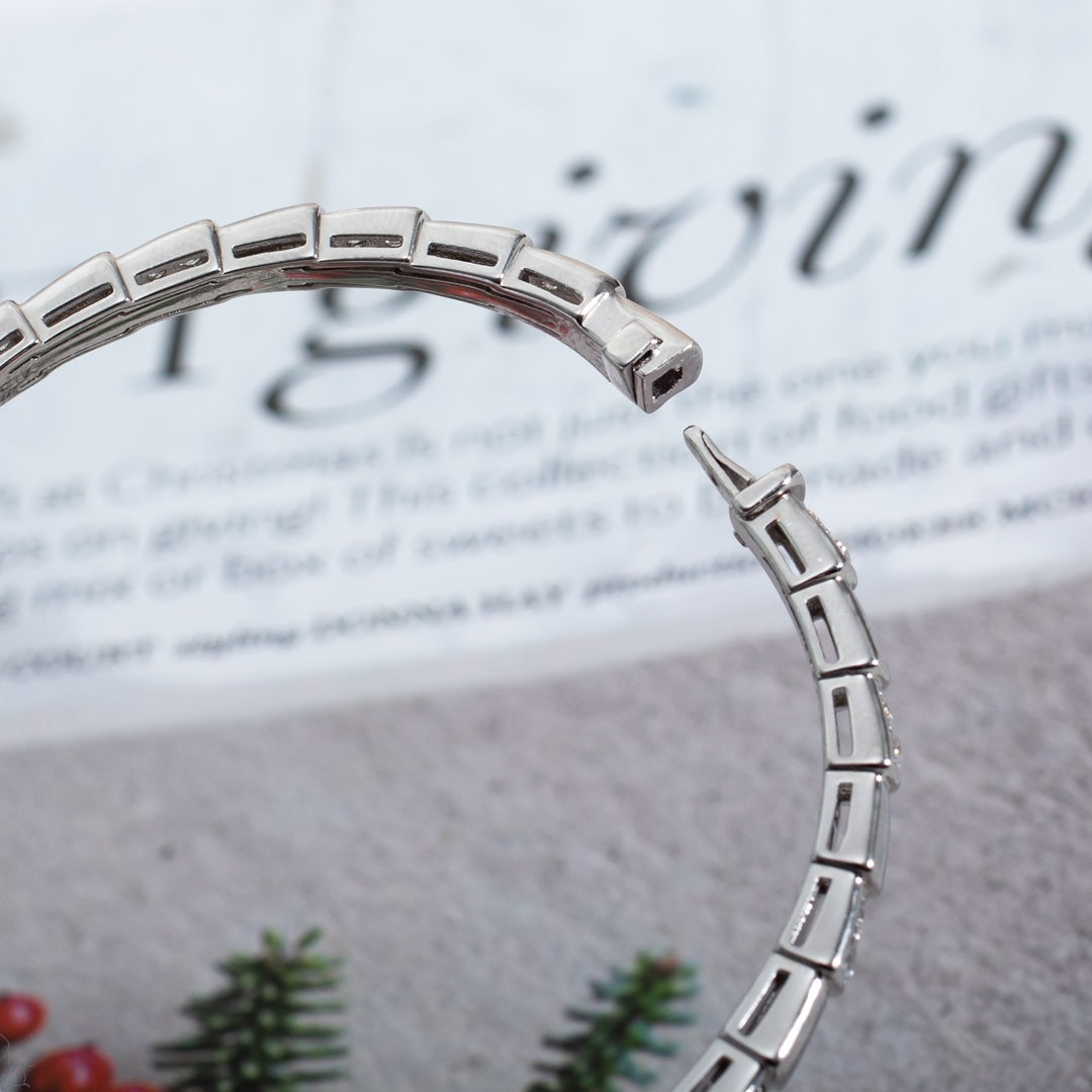 [Royal]SERPENTI BRACELET SILVER DIAMOND