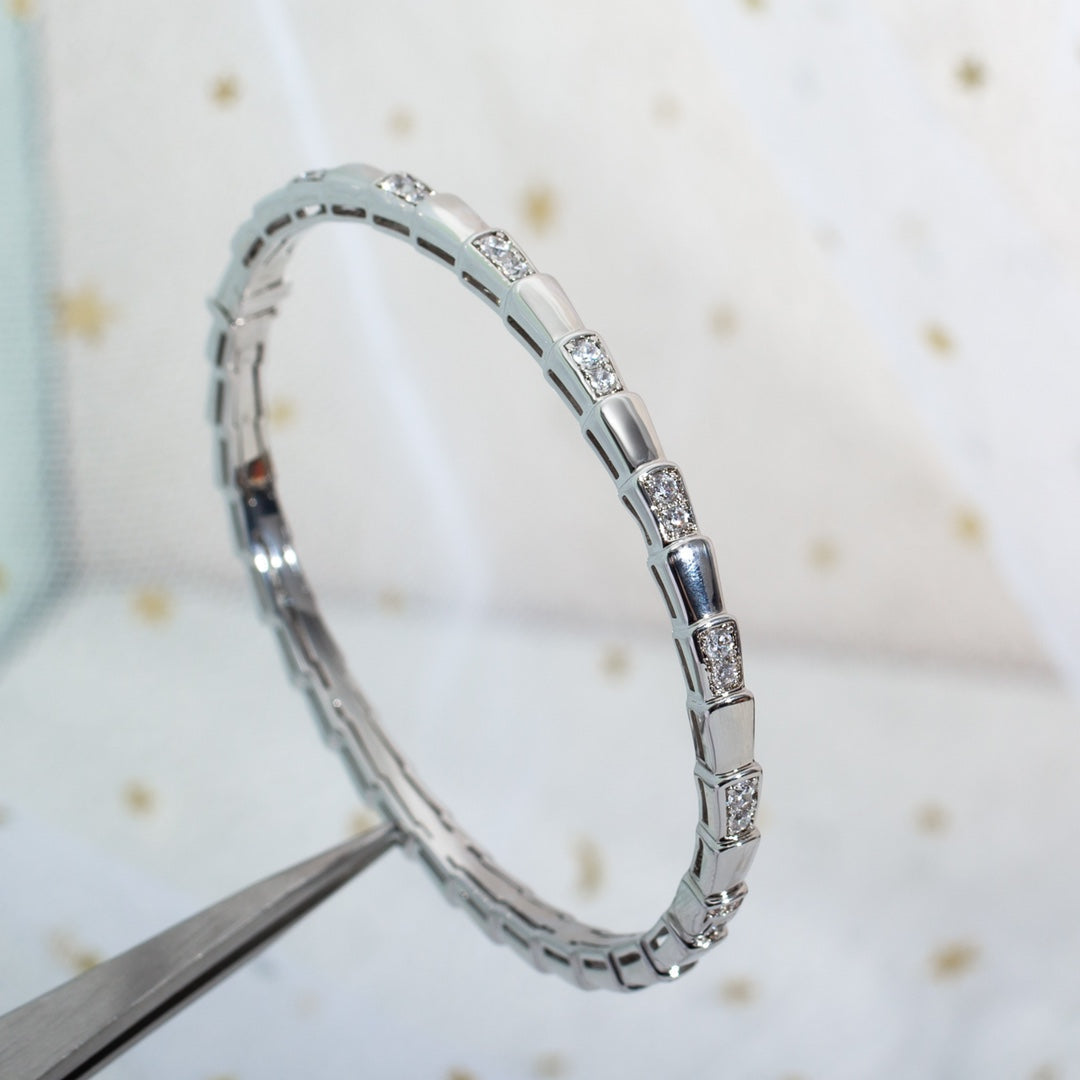 [Royal]SERPENTI BRACELET SILVER DIAMOND