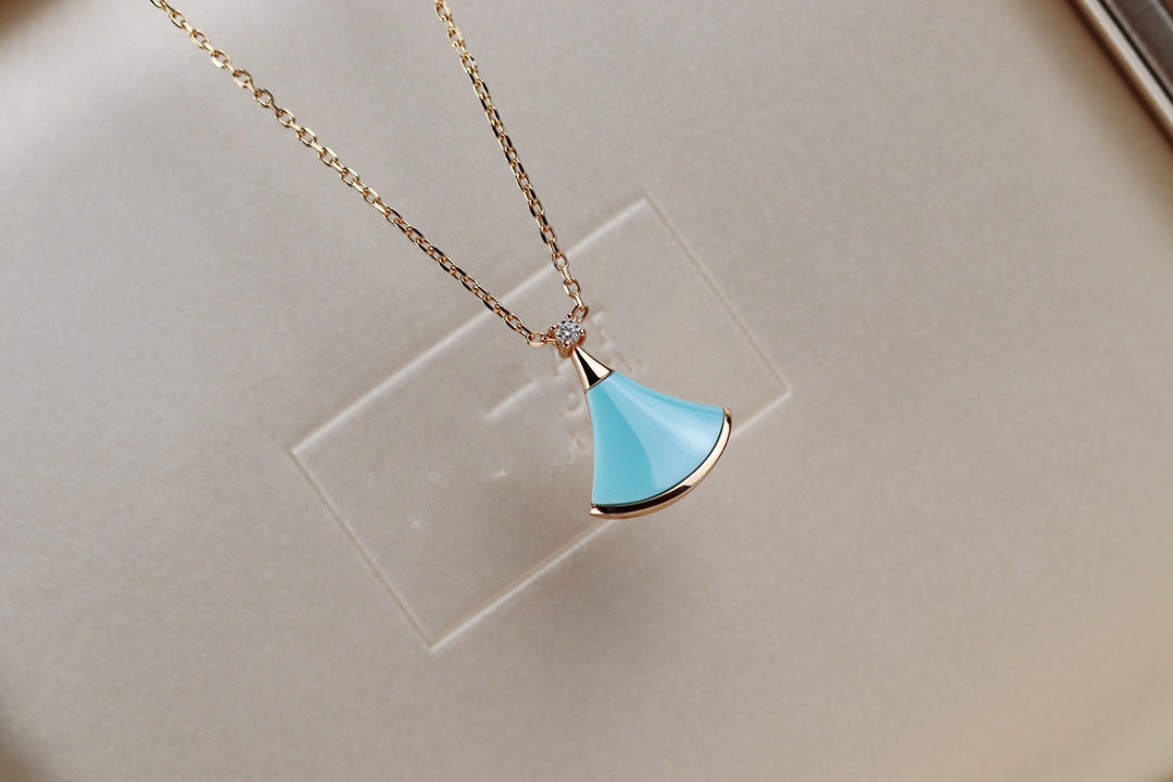 [Royal]DREAM NECKLACE TURQUOISE PINK GOLD