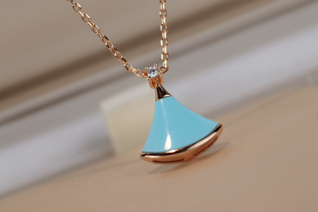 [Royal]DREAM NECKLACE TURQUOISE PINK GOLD