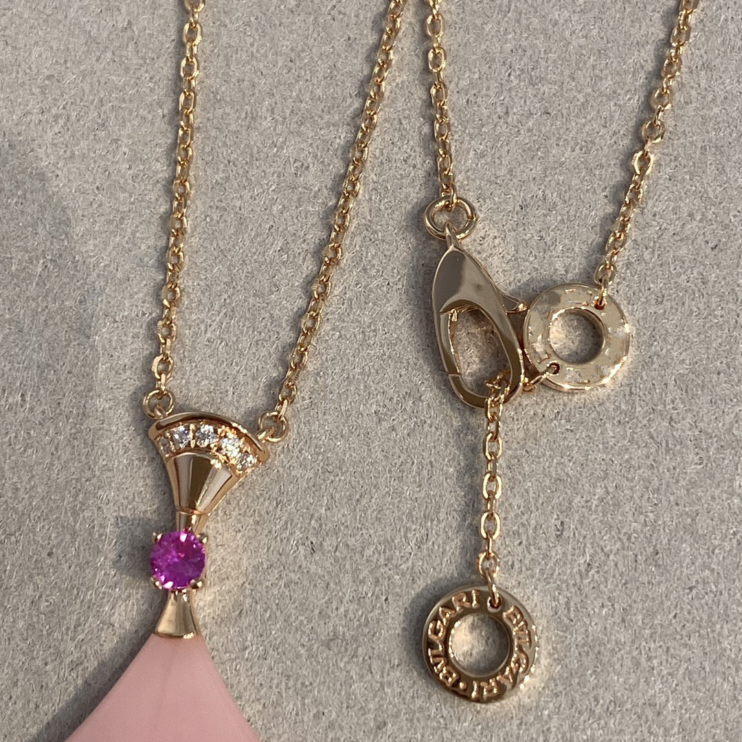 [Royal]DREAM NECKLACE PINK OPAL