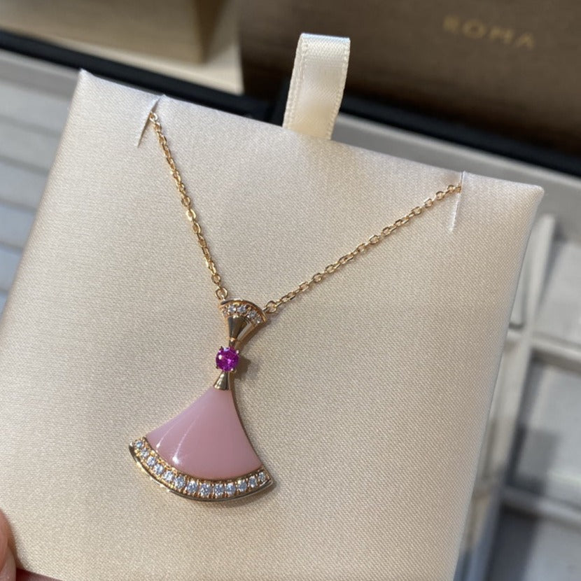 [Royal]DREAM NECKLACE PINK OPAL