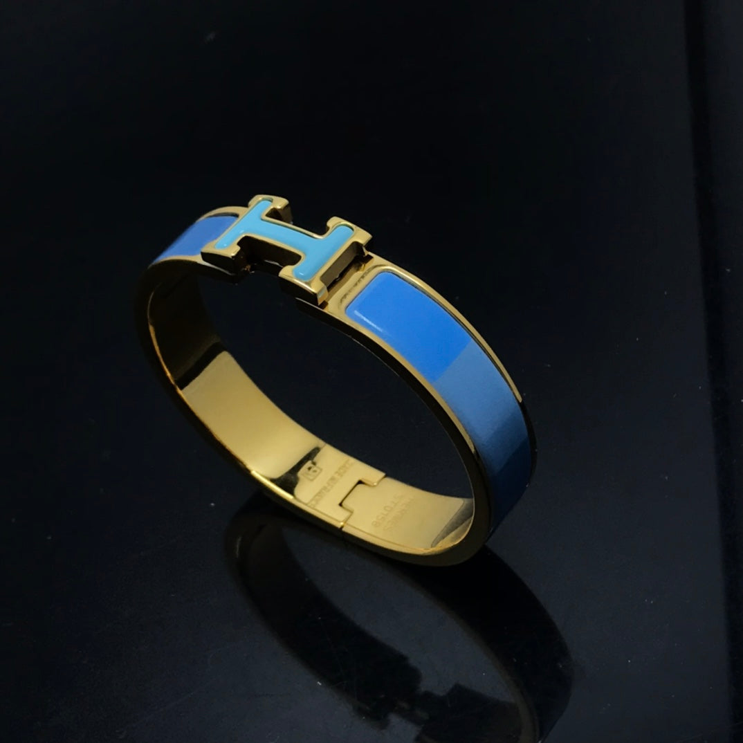 [Royal]H BRACELET BLUE RAINBOW CERAMIC