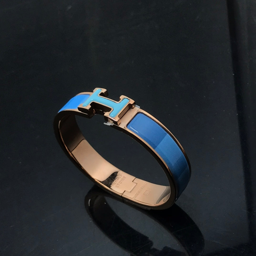 [Royal]H BRACELET BLUE RAINBOW CERAMIC