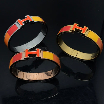 [Royal]H BRACELET ORANGE RAINBOW CERAMIC