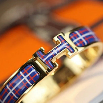 [Royal]H TARTAN BRACELET 12MM