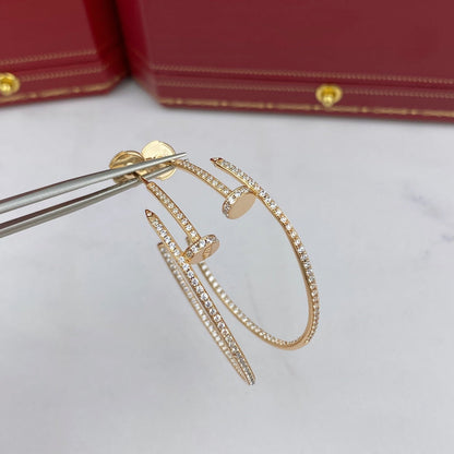 [Royal]JUSTE EARRINGS FULL DIAMONDS 1.8MM