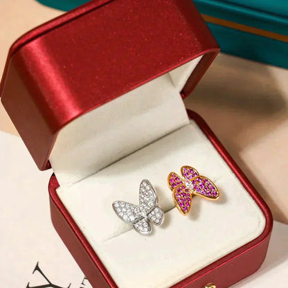 [Royal]TWIN BUTTERFLY DIAMOND RING