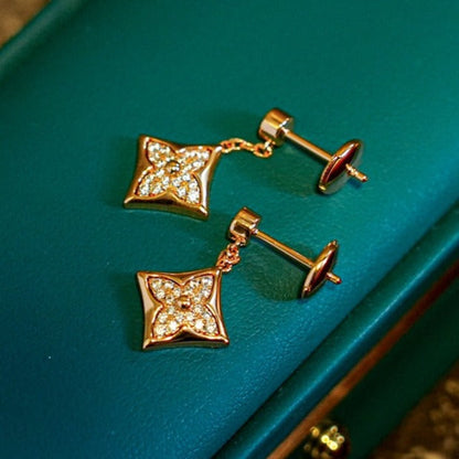 [Royal]STAR DIAMONDS EARRINGS GOLD