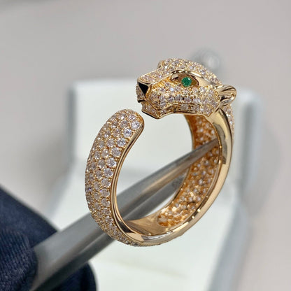 [Royal]PANTHERE PINK GOLD DIAMOND RING