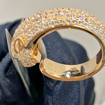 [Royal]PANTHERE PINK GOLD DIAMOND RING