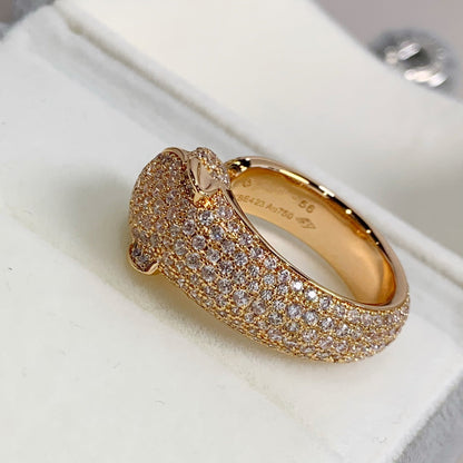 [Royal]PANTHERE PINK GOLD DIAMOND RING