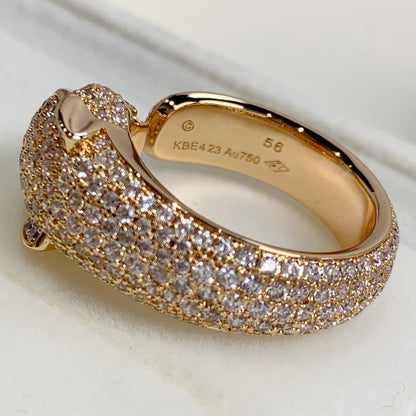 [Royal]PANTHERE PINK GOLD DIAMOND RING