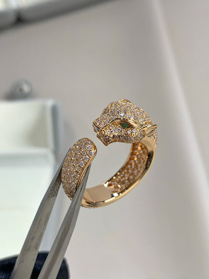 [Royal]PANTHERE PINK GOLD DIAMOND RING