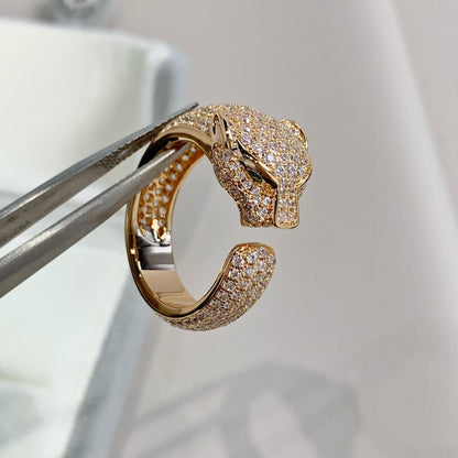 [Royal]PANTHERE PINK GOLD DIAMOND RING