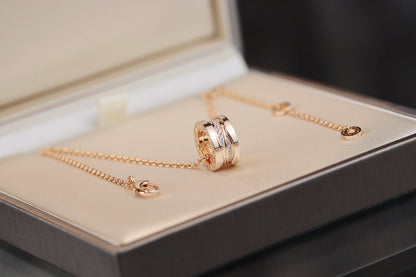 [Royal]ZERO 1 PINK GOLD DIAMOND NECKLACE