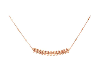 [Royal]CLASH PINK GOLD NECKLACE