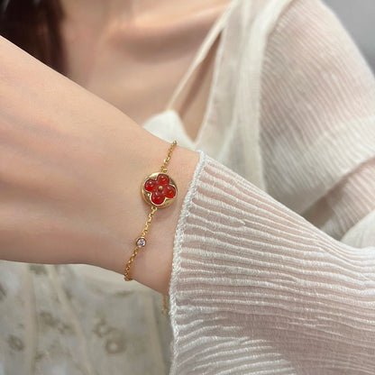 [Royal]SUN PEDANT CARNELIAN BRACELET