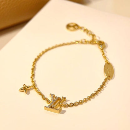 [Royal]LOGO STAR MOTIF GOLD BRACELET