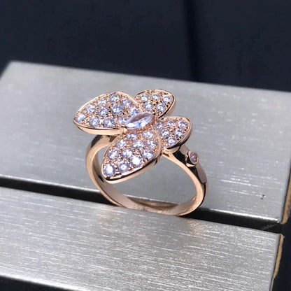 [Royal]BUTTERFLY PINK GOLD DIAMOND RING