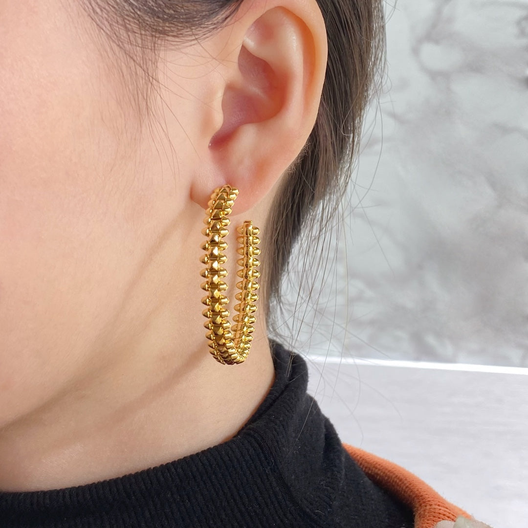 [Royal]CLASH LARGE HOOP EARRINGS