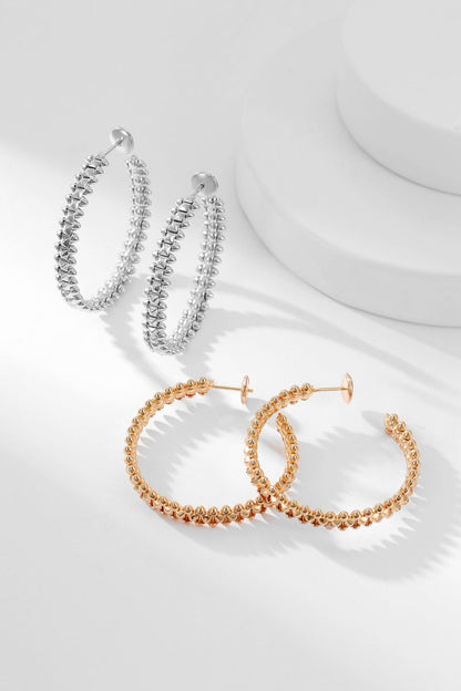 [Royal]CLASH HOOP EARRINGS