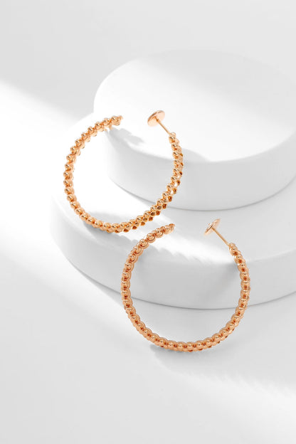 [Royal]CLASH HOOP EARRINGS