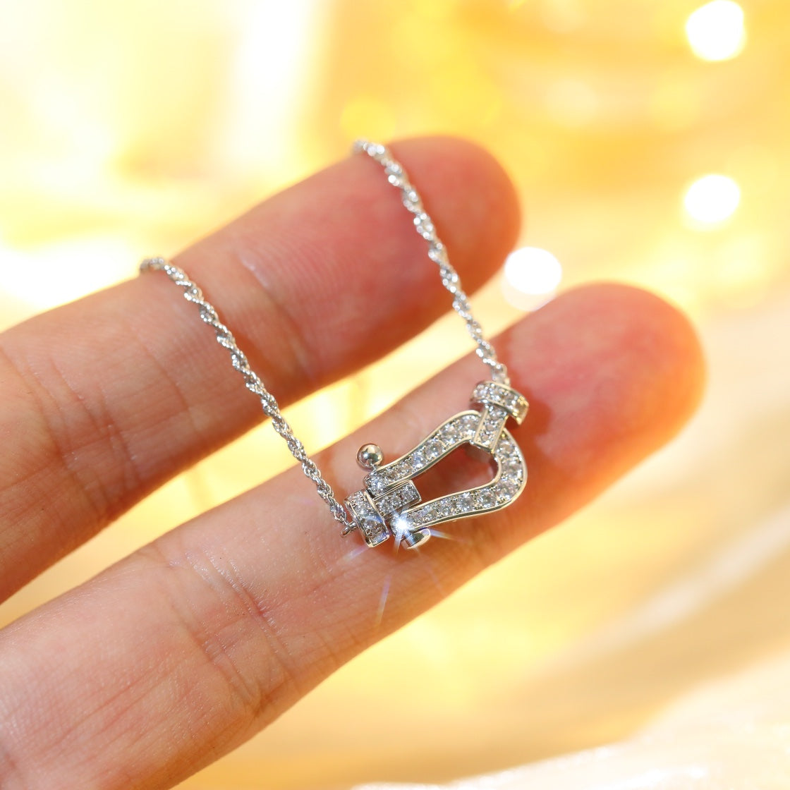 [Royal]FORCE 10 DIAMOND SILVER NECKLACE MINI MODEL