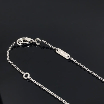 [Royal]CLOVER PIETERSITE SILVER LONG NECKLACE