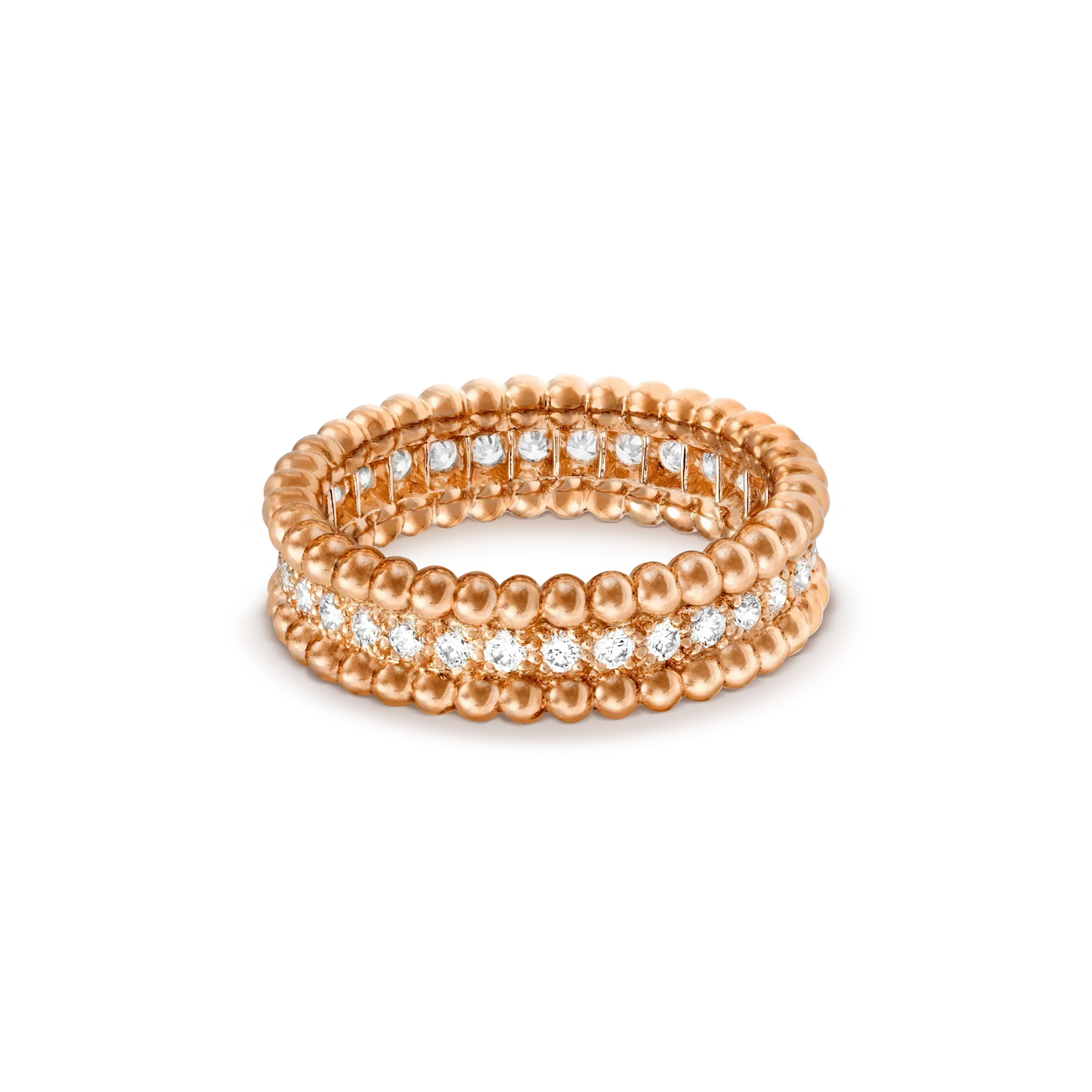 [Royal]PERLEE DIAMOND ROSE GOLD RING