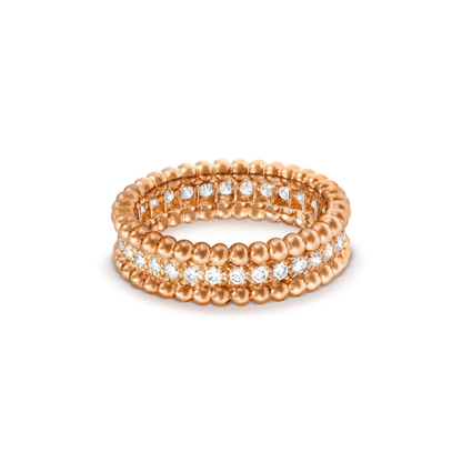 [Royal]PERLEE DIAMOND ROSE GOLD RING