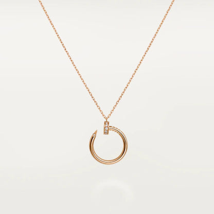 [Royal]JUSTE NECKLACE PINK GOLD