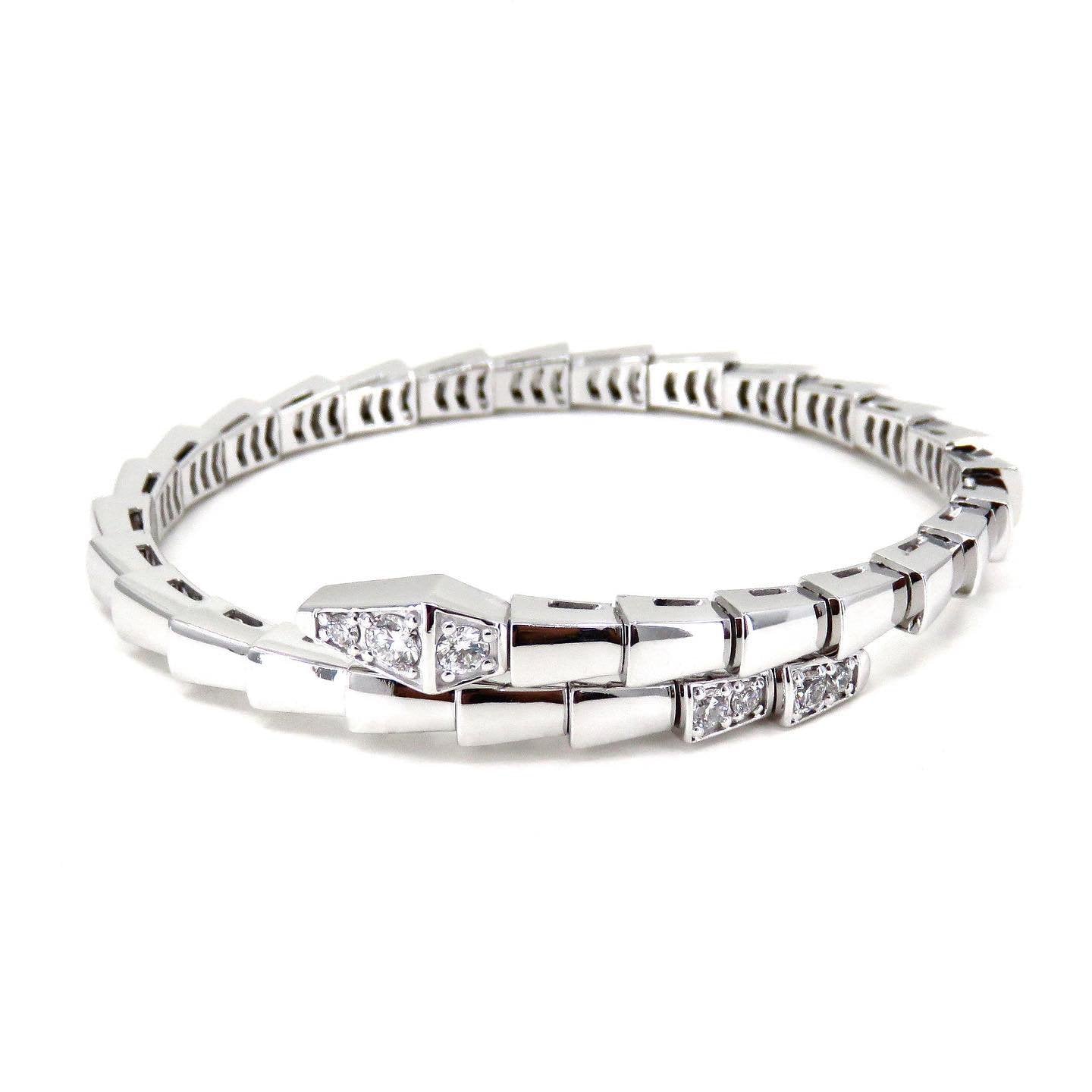 [Royal]SERPENTI BRACELET DIAMONDS SILVER