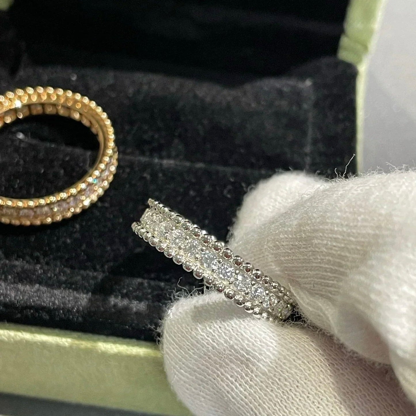 [Royal]PERLEE DIAMOND ROSE GOLD RING