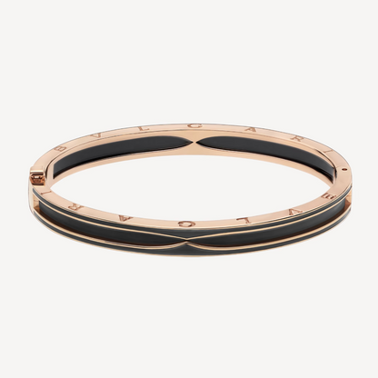 [Royal]ZERO 1 PINK GOLD WITH MATTE BLACK CERAMIC BRACELET