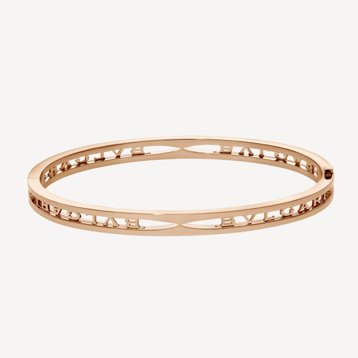 [Royal]ZERO 1 SPIRAL LOGO PINK GOLD BRACELET