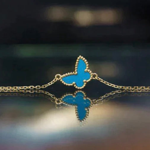 [Royal]BUTTERFLY TURQUOISE BUTTERFLY BRACELET