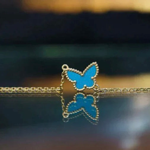 [Royal]BUTTERFLY TURQUOISE BUTTERFLY BRACELET