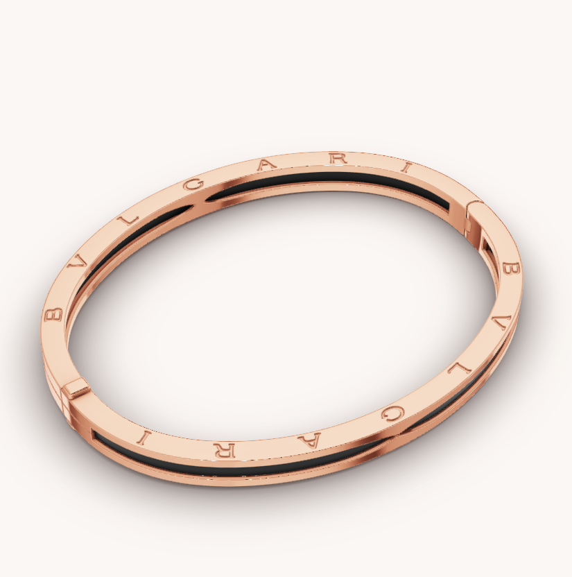 [Royal]ZERO 1 PINK GOLD WITH BLACK CERAMIC BRACELET