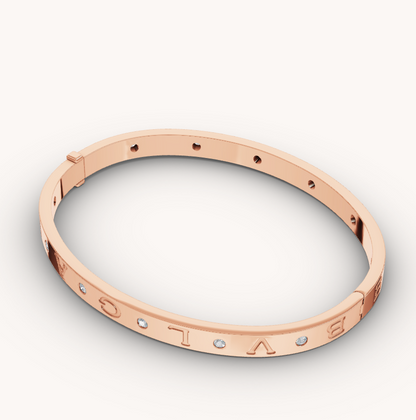 [Royal]ZERO 1 PINK GOLD 12 DIAMONDS BRACELET