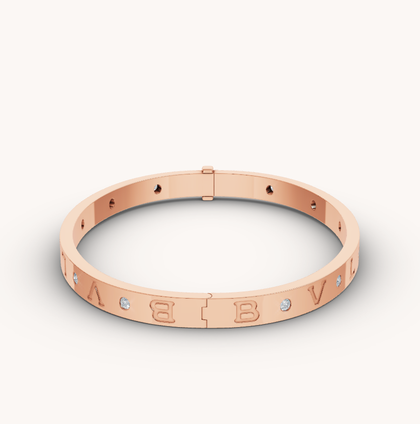 [Royal]ZERO 1 PINK GOLD 12 DIAMONDS BRACELET