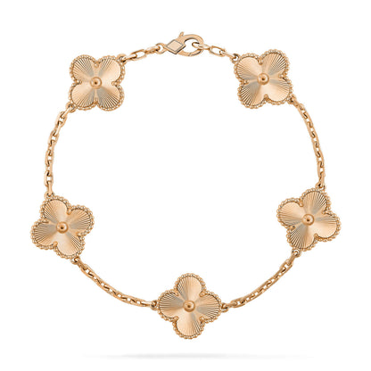 [Royal]CLOVER 5 FLOWERS LASER BRACELET