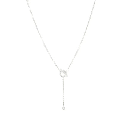 [Royal]FINESSE SILVER DIAMOND NECKLACE