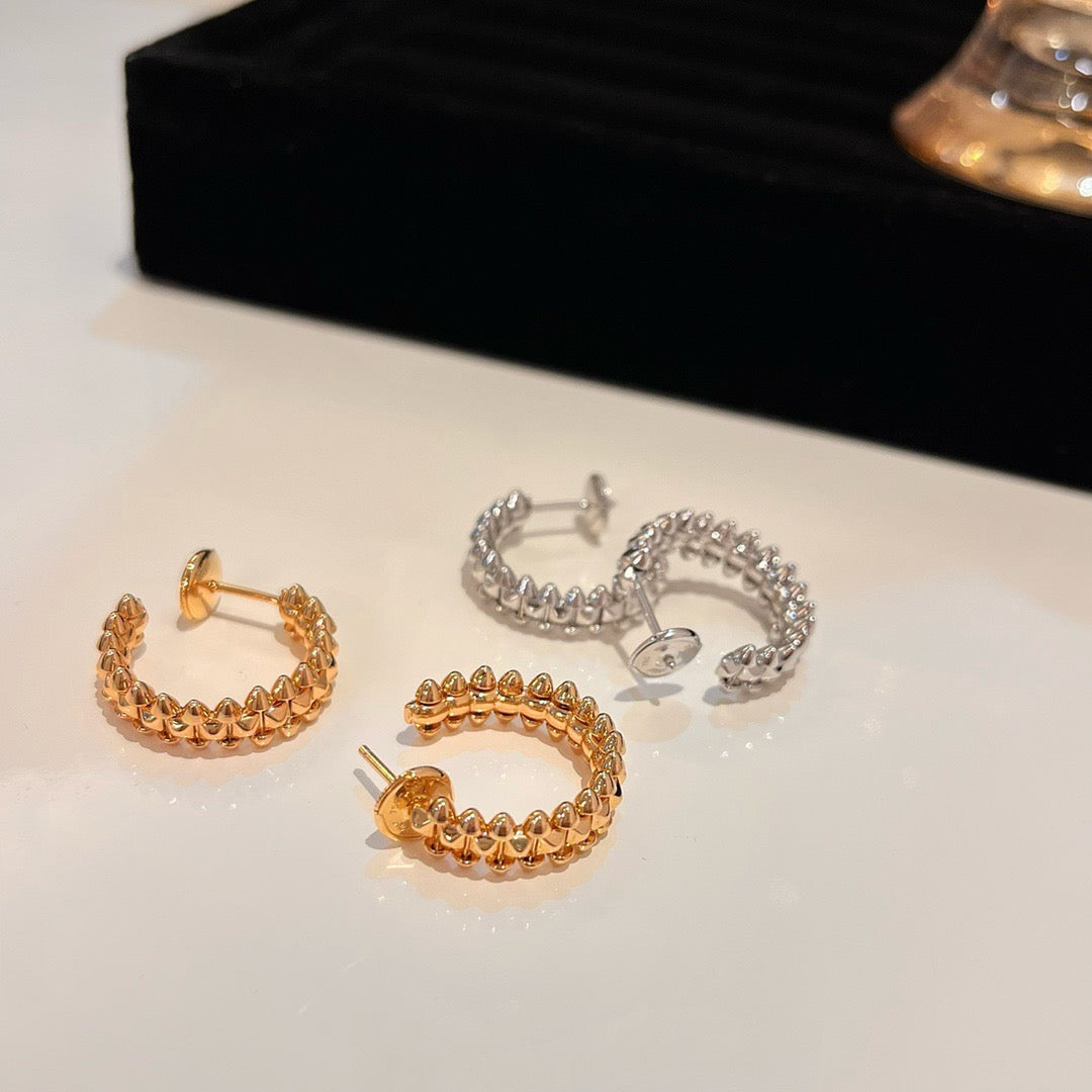 [Royal]CLASH SMALL HOOP EARRINGS